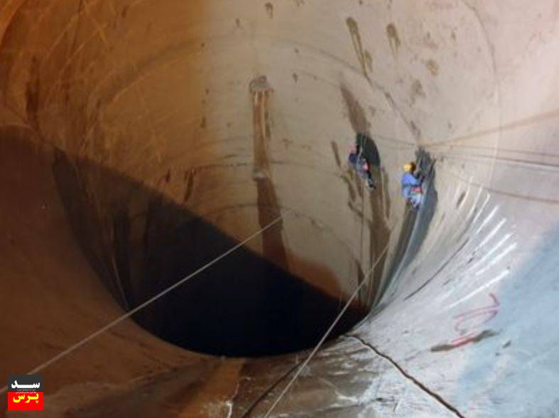 عملیات بازرسی از تونل آبرسانی واحدهای ۷ و ۸ نیروگاه دوم سد شهید عباسپور انجام شد
