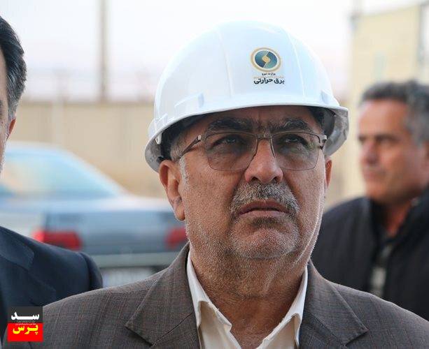 بازدید مدیرعامل برق حرارتی از پروژه برج خشک نیروگاه مفتح