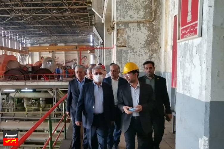 بازدید مدیرعامل برق حرارتی از نیروگاه رامین اهواز