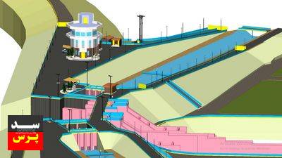 نقشه سه بعدی سد شهدای رامشیر تهیه شد