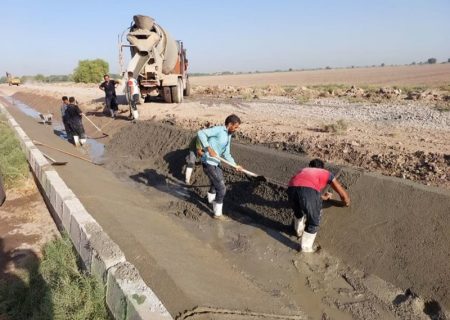 بازسازی اساسی شبکه آبیاری منطقه شرق دز در شمال خوزستان