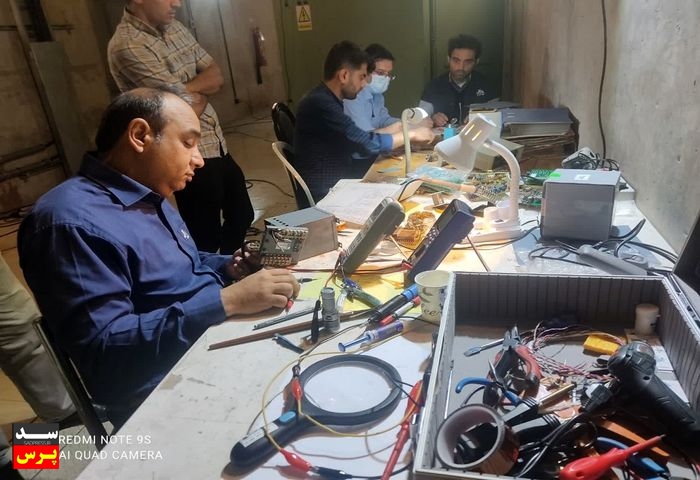 کارت های سیستم تحریک واحدهای ۲ و۳ نیروگاه کلان تهران تعمیر شد