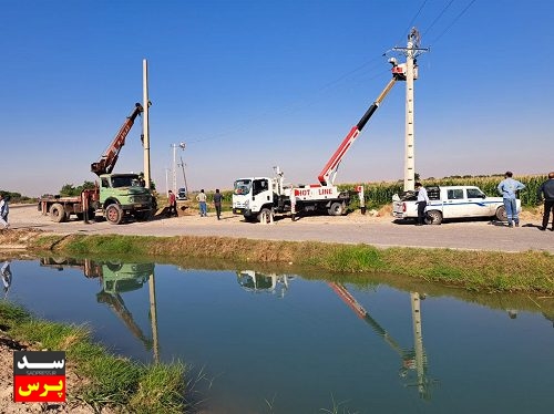 آماده سازی شبکه برق خوزستان با اجرای ۵۵۸ طرح برای تابستان سال آینده