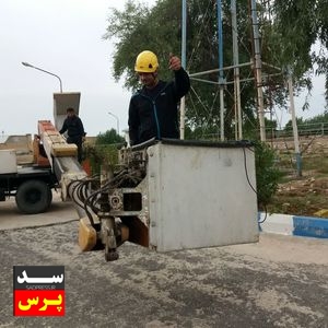 عملیات بهبود روشنایی تاسیسات آبرسانی شرکت آب جنوب شرق