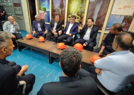 بازدید مدیران ارشد منابع انسانی وزارت نیرو و برق حرارتی از نیروگاه بندرعباس