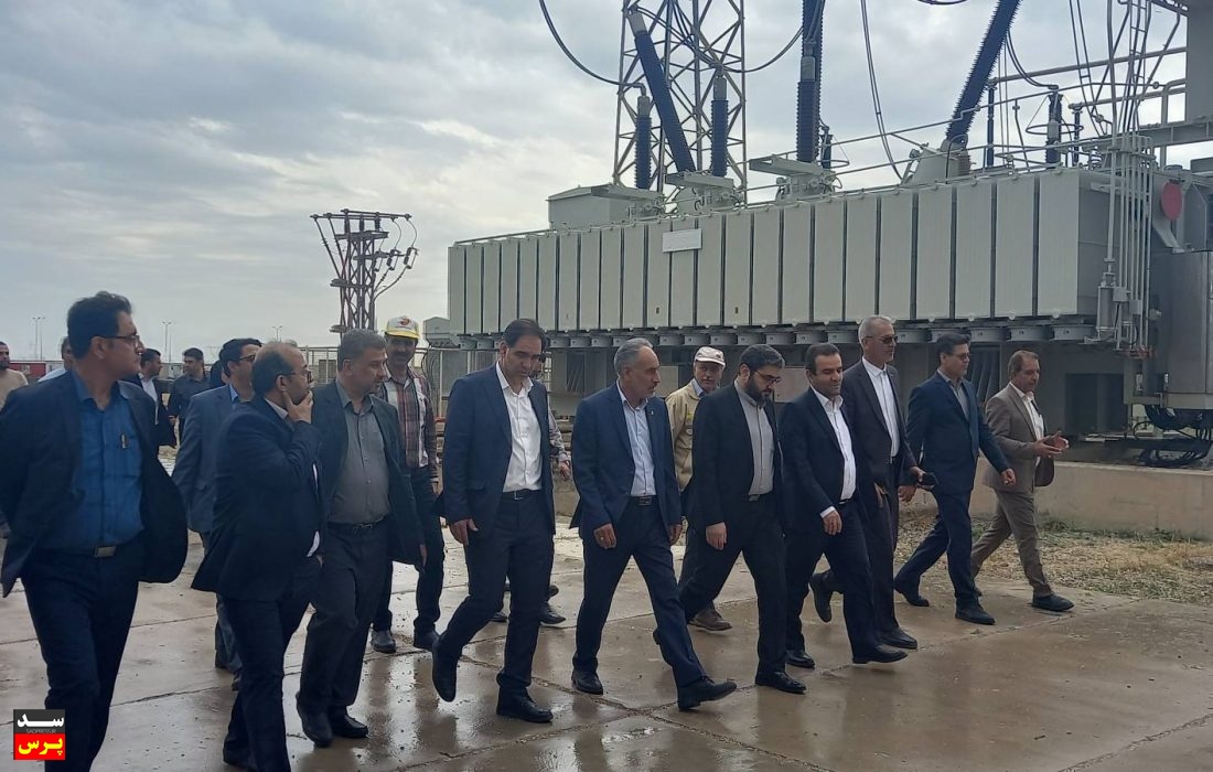 بازدید مدیرعامل شرکت توانیر از پست‌‌های برق ۴۰۰ کیلوولت شهید هاشمی و شمالغرب در اهواز
