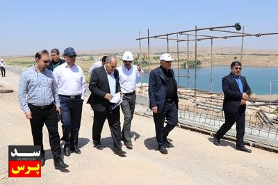 بازدید مدیر عامل سازمان آب و برق خوزستان از سد بالا رود اندیمشک