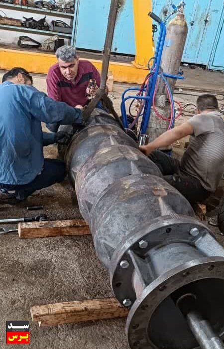 مونتاژ پمپ فشار قوی ایستگاه مرغزار