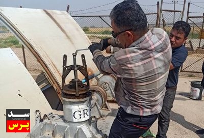 تعمیر اساسی چک ها و دریچه های آبیاری شرکت کارون بزرگ انجام شد