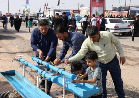 جزئیات خدمات‌رسانی صنعت آب و برق به زائران اربعین حسینی