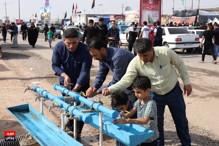 جزئیات خدماترسانی صنعت آب و برق به زائران اربعین حسینی