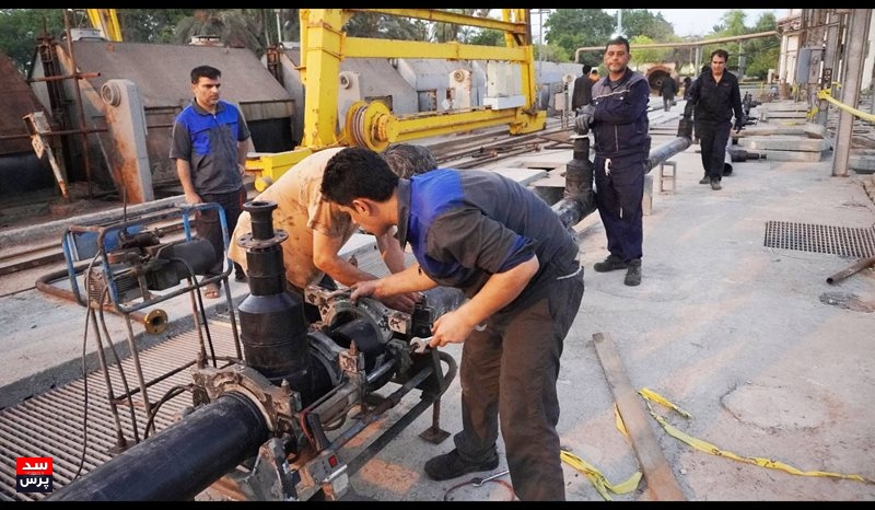 راهاندازی خط موقت تزریق کلر واحدهای بخار نیروگاه بندرعباس