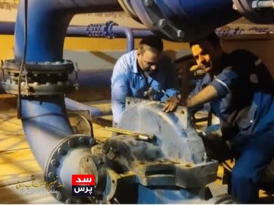نصب و راهاندازی ۳ دستگاه الکتروپمپ در تصفیهخانههای آب و فاضلاب اهواز
