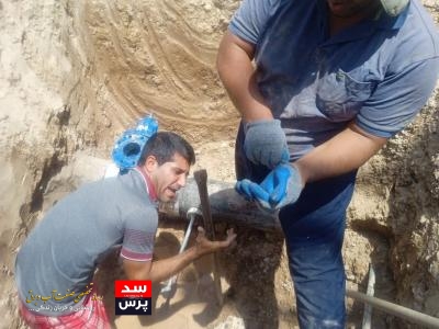 آغاز عملیات توسعه شبکه توزیع آب در کوی پردیسِ اهواز