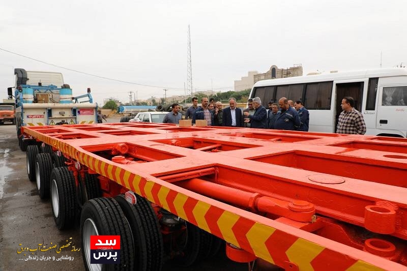 بازسازی بوژی حمل ترانسفورماتور در برق منطقهای خوزستان