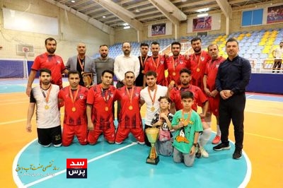 قهرمانی تیم فوتسال سازمان آب و برق خوزستان در مسابقات هفته دفاع مقدس