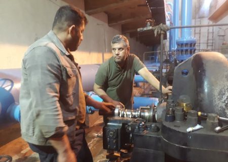 تعمیر پمپ و تعویض بیرینگ پمپ شماره یک ایستگاه ۴۰ اینچ مسجدسلیمان 