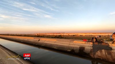 اتمام عملیات ترمیم شکستگی کانال آبرسانی به شهرهای جنوب شرق خوزستان