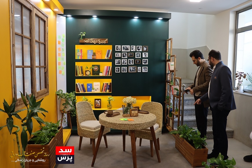 افتتاح کافه کتاب غدیر؛ گامی در ترویج فرهنگ مطالعه در دل صنعت آبرسانی