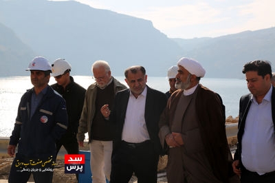 بازدید مدیرکل بازرسی خوزستان و مدیرعامل سازمان آب و برق خوزستان از سد و نیروگاه مسجدسلیمان