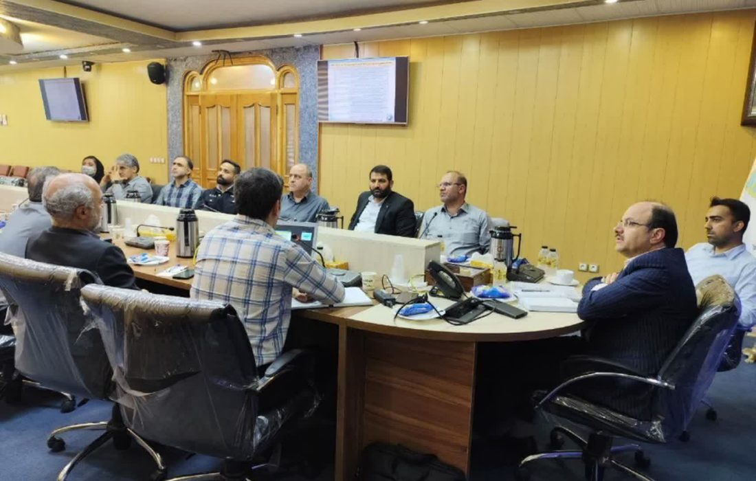 جلسه ارائه نتایج اولیه مطالعات پدافند غیرعامل در شرکت آب جنوب شرق برگزار شد