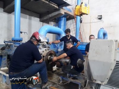 اورهال پمپ شماره‌ ۹ ایستگاه ۴۰ اینچ تاسیسات آبرسانی مسجدسلیمان انجام شد