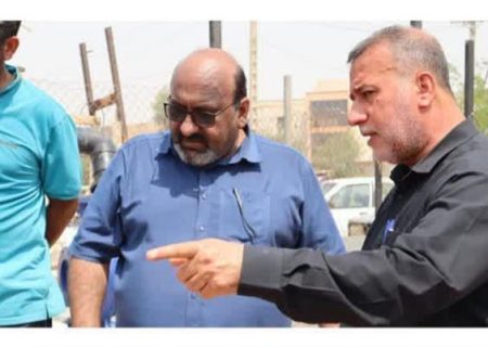 بازدید مدیرعامل آبفا اهواز از کوی مهدیس جهت بررسی پایداری آب