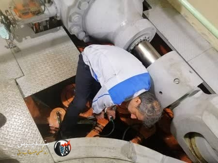 عملیات کم‌سابقه تعویض «ترن‌باکل» معیوب نیروگاه دز بدون خروج واحد از مدار