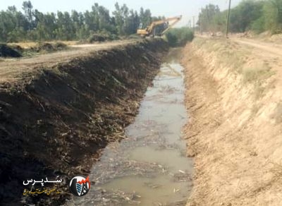 اتمام لایروبی زهکشهای شبکه آبیاری میانآب