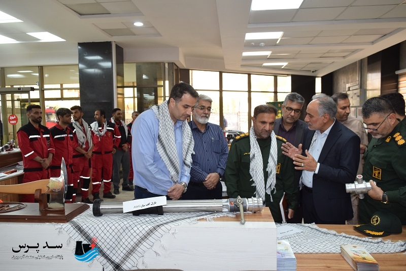 برپایی نمایشگاه تجهیزات آتشنشانی در برق منطقهای خوزستان