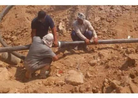 بازدید میدانی از پروژه تقویت فشار آب منطقه شکاره ۳ ناصرآباد