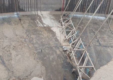 لایروبی و پاکسازی کلاریفایر شماره ۲ تأسیسات آبرسانی کوت‌ امیر شرکت آب جنوب شرق