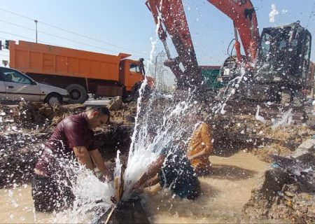آبفا اهواز در خط مقدم خدمت رسانی؛ از مدیریت بحران تا پاسخگویی شبانه روزی